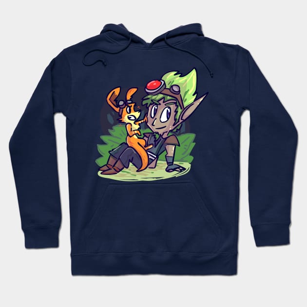 Jak and Daxter Hoodie by sky665